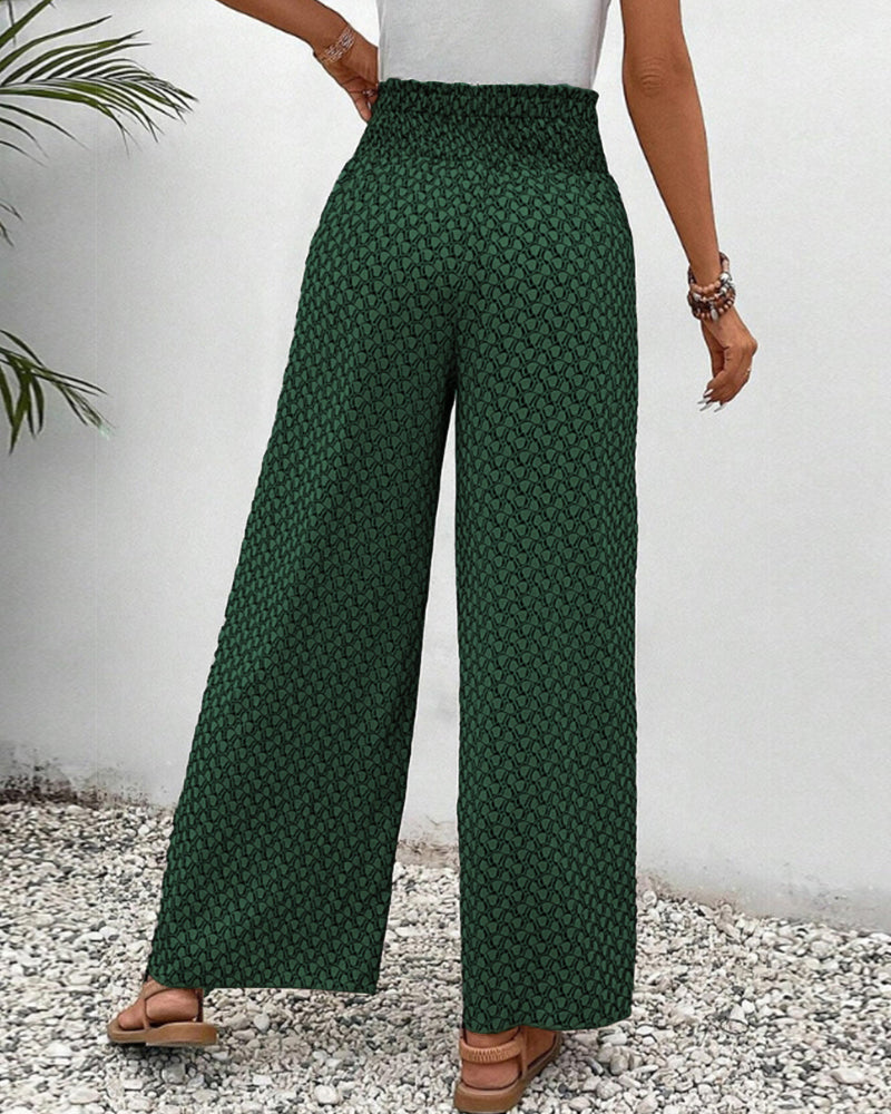 Stylish and Flowing Printed Trousers for Women