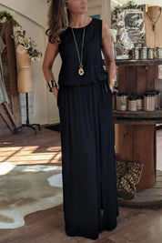 Flowy Slit Maxi Dress for Women