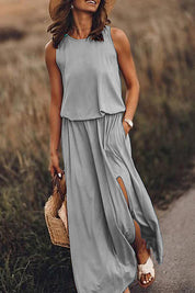 Flowy Slit Maxi Dress for Women