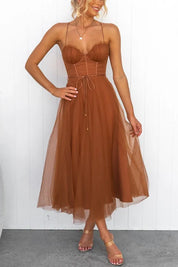 Flowy Elegant Maxi Dress for Women - Perfect for Wedding Guests & Formal Occasions