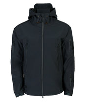 Men's Softshell Winter Jacket - Hooded Full-Zip
