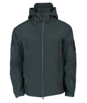 Men's Softshell Winter Jacket - Hooded Full-Zip