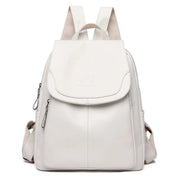 Women's Leather Backpack - Safe Stylish Organised Travel