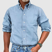 Men's Shirt - Button-Down Collar with Long Sleeves