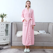 Unisex Dressing Gown - Full-Length with Shawl Collar