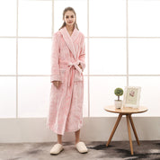 Unisex Dressing Gown - Self-Tie Belt with Patch Pockets