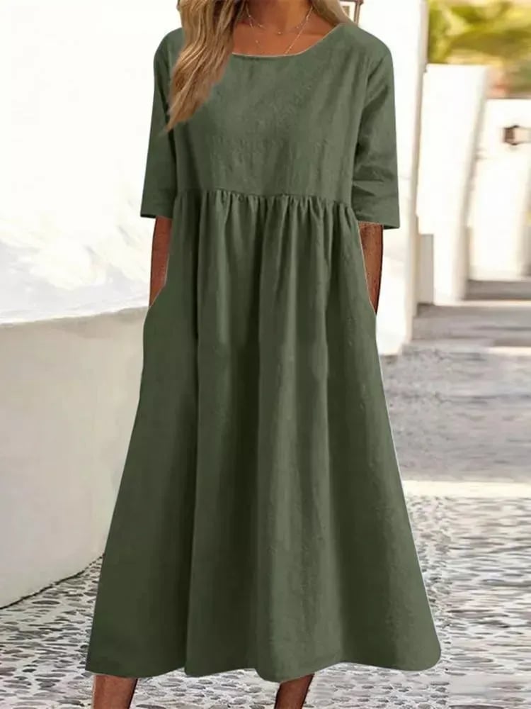 Vintage-Inspired Classic Dress for Women | Eva