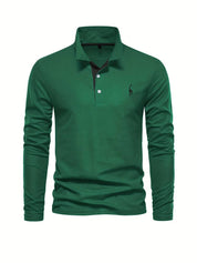Stylish and Comfortable Long Sleeve Polo Shirt for Men
