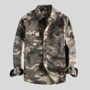 Bert - Camouflage Cargo Shirt for Men