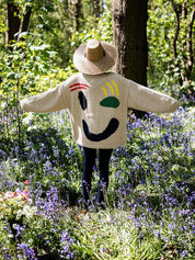 Women's Jumper - Smiley Print with Oversized Fit