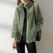 Cindie - Elegant Fur Coat for Women