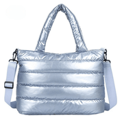 Women's Puffed Tote Bag - Cozy Stylish Lightweight