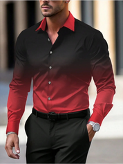 Men's Button-Down Shirt - Colour-Fade Design