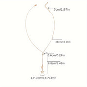 Women's Minimalist Pendant Necklace - Adjustable Chain