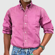 Men's Shirt - Button-Down Collar with Long Sleeves