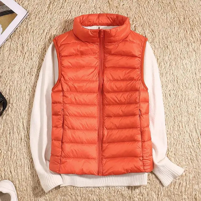 Stylish Sleeveless Puffer Vest for Women