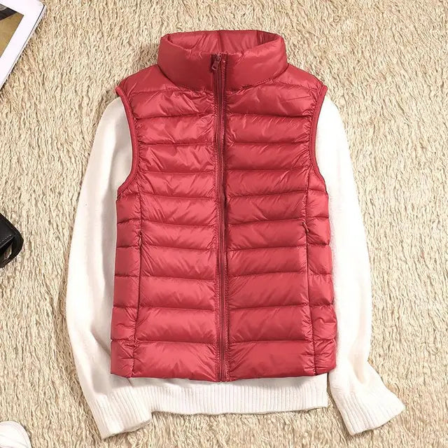 Stylish Sleeveless Puffer Vest for Women
