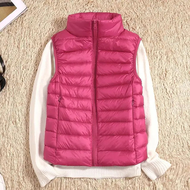 Stylish Sleeveless Puffer Vest for Women