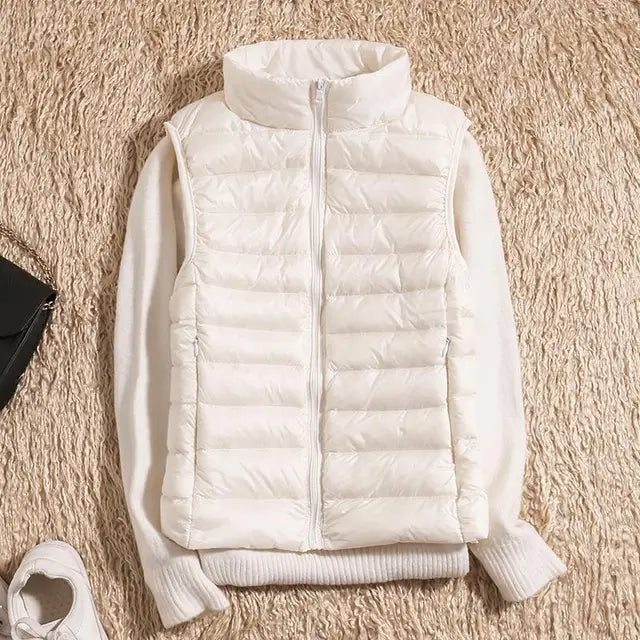 Stylish Sleeveless Puffer Vest for Women