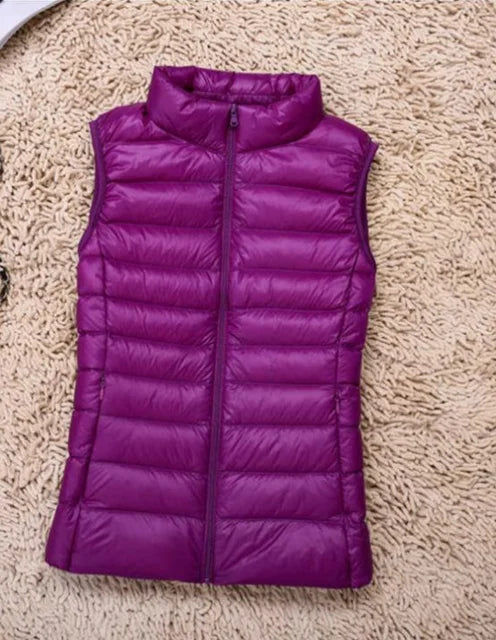Stylish Sleeveless Puffer Vest for Women