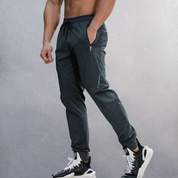 Men's Jogger Trousers - Cuffed Ankle with Drawstring Waist