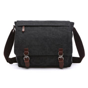 Men's Messenger Bag - Flap Top with Buckle Closures