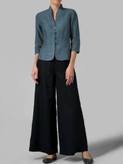Classy Mandarin Blouse for Women