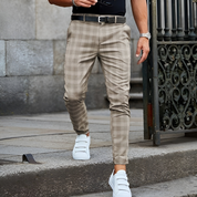 Timeless and Stylish Checked Trousers for Men