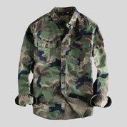 Bert - Camouflage Cargo Shirt for Men