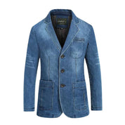 Chic Denim Blazer for Men