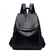 Women's Leather Backpack - Safe Stylish Organised Travel