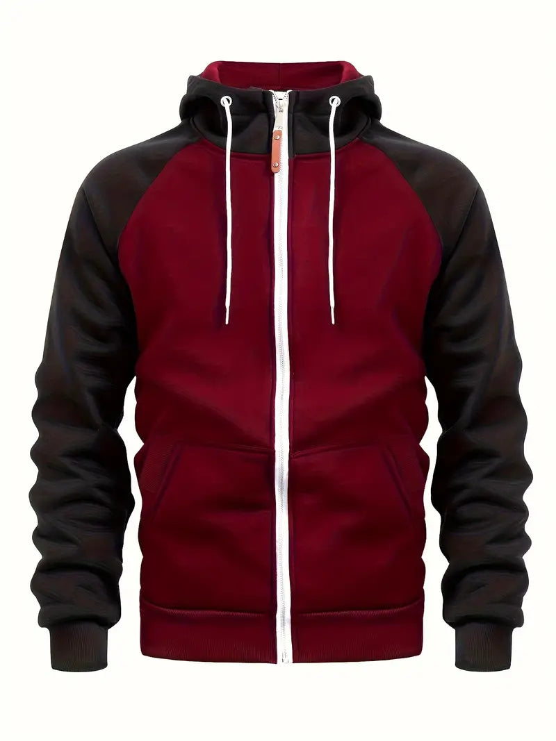 Xander - Casual Zip-Up Hoodie for Men