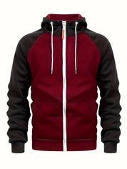 Xander - Casual Zip-Up Hoodie for Men