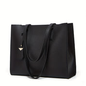 Women's Leather Tote Bag - Elegant & Stylish