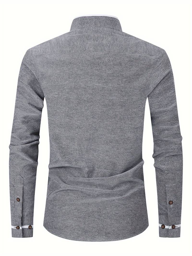 Ronan - Long-Sleeve Collar Shirt for Men