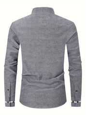 Ronan - Long-Sleeve Collar Shirt for Men