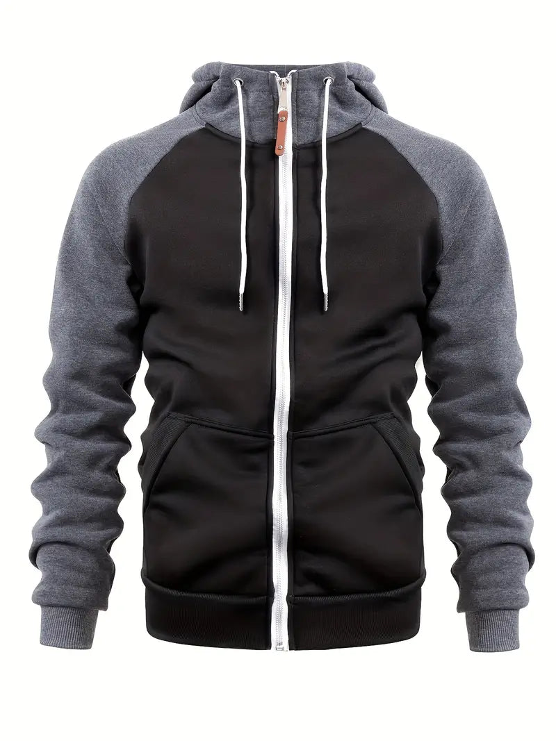 Xander - Casual Zip-Up Hoodie for Men