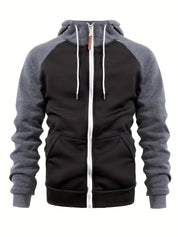 Xander - Casual Zip-Up Hoodie for Men