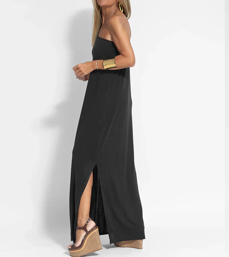 Elegant One-Shoulder Maxi Dress for Women | Rhea