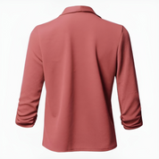 Women's Elegant Long-Sleeve Blazer - Tailored Formal Business Jacket