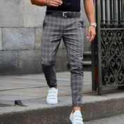 Timeless and Stylish Checked Trousers for Men