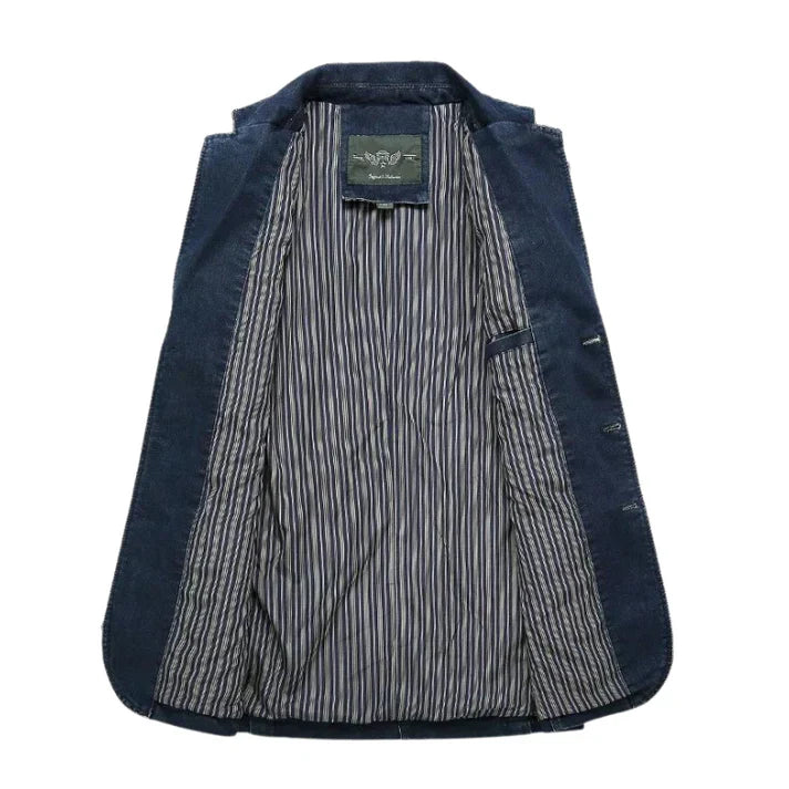 Chic Denim Blazer for Men