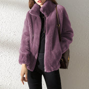 Cindie - Elegant Fur Coat for Women