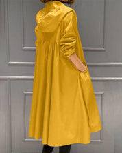 Women's Waterproof Long Jacket - Hooded Outerwear