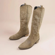 Women's High Cowboy Boots - Stylish & Embroidered