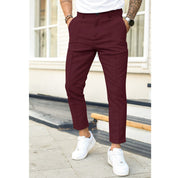 Men's Slim Fit Chino Work Trousers - Smart Casual Style