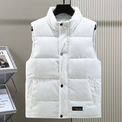 Men's Gilet - Stand Collar with Padded Design