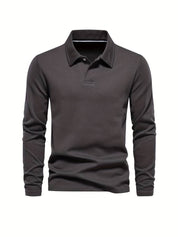 Classic and Comfortable Long Sleeve Polo Shirt for Men