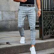 Timeless and Stylish Checked Trousers for Men