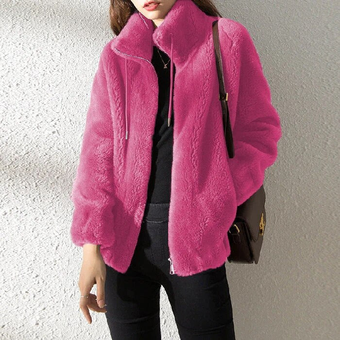 Cindie - Elegant Fur Coat for Women